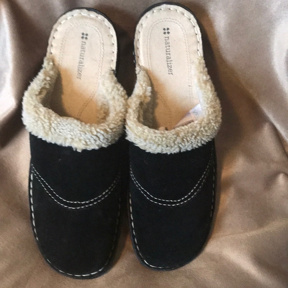 Naturalizer Suede Clogs